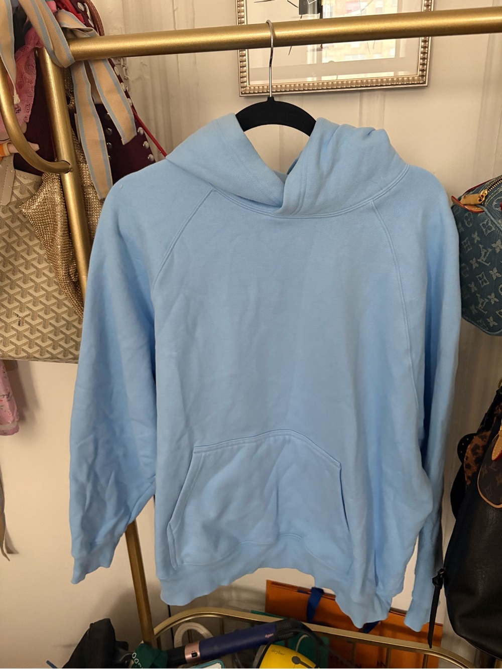Aritzia Women’s Light Blue Hoodie